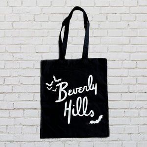 Boutique Custom Made "Beverly Hills Bats" Tote Bag